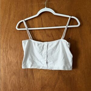 John Galt Brandy Melville White Crop Top Women’s Size 2